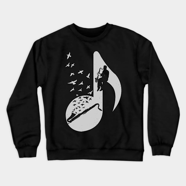 Musical - Bass Clarinet Crewneck Sweatshirt by barmalisiRTB